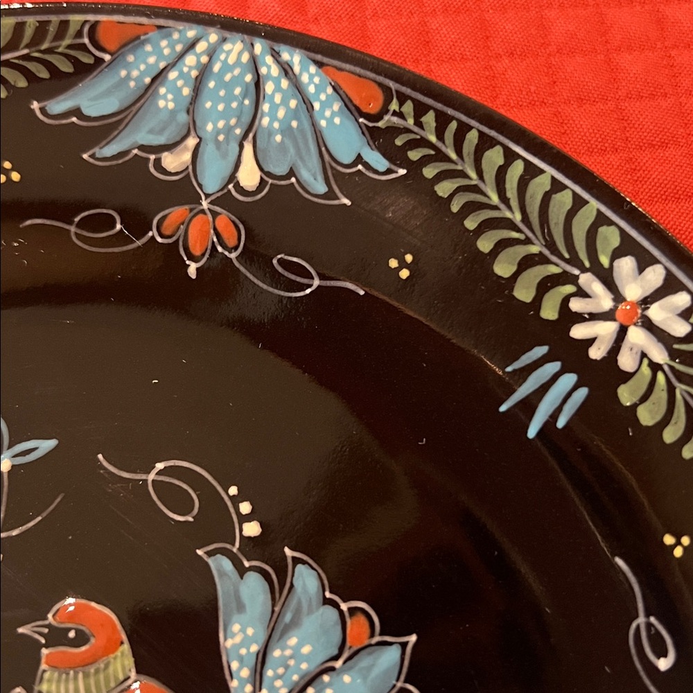 Beautiful Royal Delft De Porceleyne Fles black delft wall plate. - Picture 7 of 7